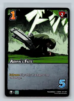 Armin's Fate - Attack on Titan: Battle for Humanity AOT1 Trading Card - Image 1