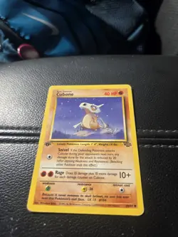 Cubone #50/64 1st Edsition Common Jungle Pokemon Card 1999 WOTC - Image 3