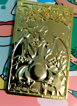 1999 Gold Plated Charizard Pokemon Card Burger King Promo | Near Mint Condition - Image 1