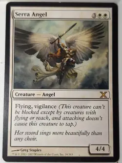 Serra Angel - 10th Edition Core Set - Magic the Gathering MTG Nice! - Image 1