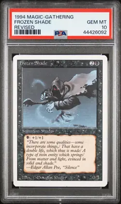 1994 Revised Magic The Gathering MTG Frozen Shade PSA 10 GEM MINT - Image 1
