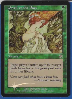 Magic MTG - Torment "Dwell on the Past" FOIL X1 - Image 1