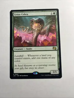 Lotus Cobra - Foundations Jumpstart MTG Plus Bonus Rare!!! - Image 1