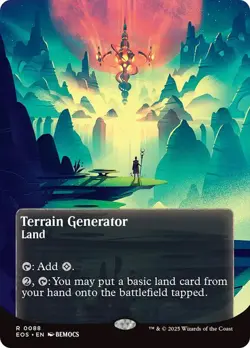 1x NM BORDERLESS #0088 Terrain Generator MTG Stellar Sights SV - Image 1