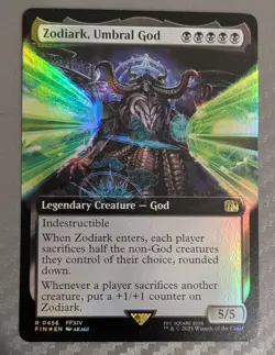 Zodiark, Umbral God - FIN #456 | FOIL | NM | MTG | EXTENDED ART - Image 1