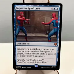 Impostor Syndrome Magic The Gathering Marvel's Spider Man Mythic Rare MTG - Image 1