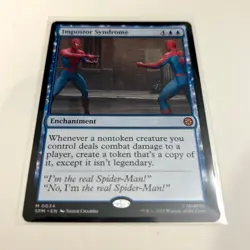 Impostor Syndrome Magic The Gathering Marvel's Spider Man Mythic Rare MTG - Image 3