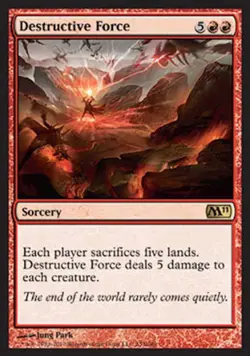 Destructive Force - Light Play MTG Magic 2011 Core Set - Image 1