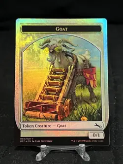 Goat Token - Unstable Foil ~NM~ Magic The Gathering MTG - Image 1