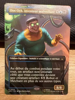 MTG SPM SPE Borderless Scene - Doc Ock, Evil Inventor FR - NM French - Image 1