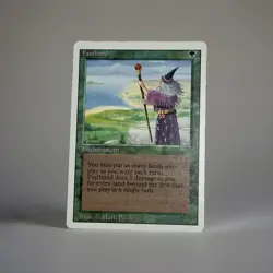 MTG Fastbond Revised Edition (1994) Rare Green Enchantment - Vintage Magic - Image 1