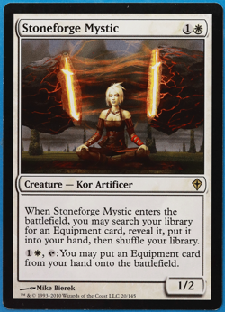 Stoneforge Mystic Worldwake NM White Rare MAGIC MTG CARD (ID# 504272) ABUGames - Image 1