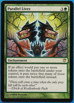 Parallel Lives Innistrad NM Green Rare MAGIC MTG CARD (ID# 504156) ABUGames - Image 1