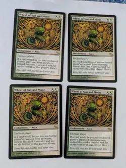 4 Wheel of Sun and Moon Shadow Moor MTG NM Free shipping with tracking - Image 1