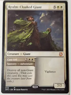 Realm-Cloaked Giant - Commander: Adventures - Magic the Gathering MTG Nice! - Image 1
