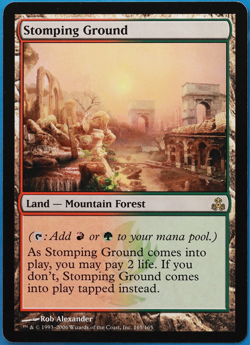 Stomping Ground Guildpact NM Land Rare MAGIC MTG CARD (ID# 504271) ABUGames - Image 1