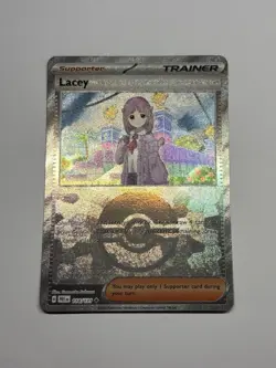 Lacey Pokeball 114/131 SV: Prismatic Evolutions Uncommon TCG Pokemon Card M/NM - Image 1