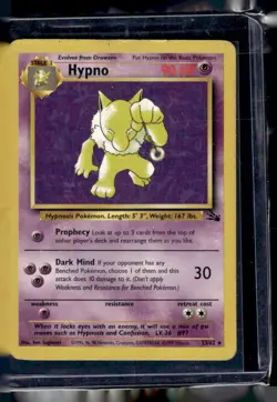 Pokemon TCG Hypno 23/62 Fossil Regular - Image 1