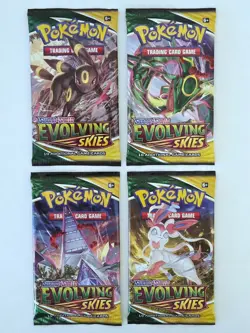 Pokemon TCG: Evolving Skies Booster Pack ✅ Authentic & Unwighted ✅ Random Art 820650808777 - Image 1