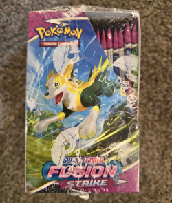 Pokemon TCG Sword & Shield Fusion Strike Booster Box w/ Case - Sealed - A2 - Image 4