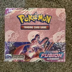 Pokemon TCG Sword & Shield Fusion Strike Booster Box w/ Case - Sealed - A5 - Image 1