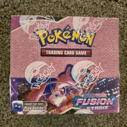 Pokemon TCG Sword & Shield Fusion Strike Booster Box w/ Case - Sealed - A3 - Image 1