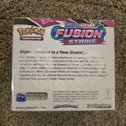 Pokemon TCG Sword & Shield Fusion Strike Booster Box w/ Case - Sealed - A3 - Image 3