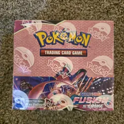 Pokemon TCG Sword & Shield Fusion Strike Booster Box w/ Case - Sealed - A7 - Image 1