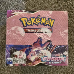 Pokemon TCG Sword & Shield Fusion Strike Booster Box w/ Case - Sealed - A6 - Image 1