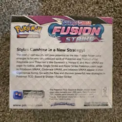 Pokemon TCG Sword & Shield Fusion Strike Booster Box w/ Case - Sealed - A6 - Image 3