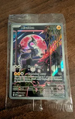 Miraidon SVP013 Pokemon Center Stamp Exclusive Pokemon TCG SEALED - Image 1