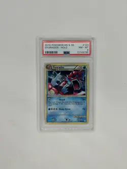 2010 POKEMON HEARTGOLD & SOULSILVER 123/123 GYARADOS HOLO PSA 8 *LOW POP 167 * - Image 1