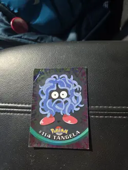 2000 Topps Pokemon TV #114 Tangela Silver Foil FREE - Image 1