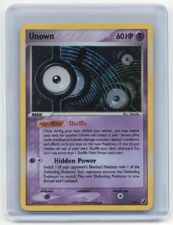 2005 Pokemon Unown EX Unseen Forces #1/28 Holo - Image 1