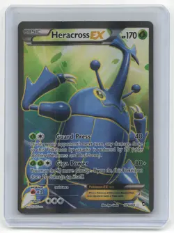 2014 Pokemon TCG Heracross EX Furious Fists #105/111 Lightly Played - Image 1