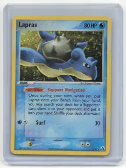 2006 Pokemon Lapras EX Legend Maker #8/92 Moderately Played - Image 1