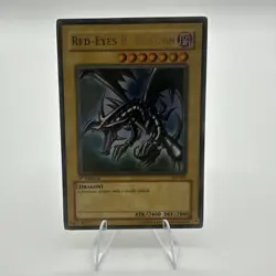 Yugioh Red-Eyes Black Dragon SDJ-001 1st Edition Holo Rare Yu-Gi-Oh! - Image 1