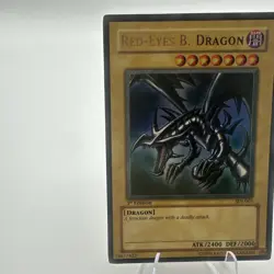 Yugioh Red-Eyes Black Dragon SDJ-001 1st Edition Holo Rare Yu-Gi-Oh! - Image 2