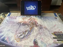 Yugioh 2024 Regional WCQ Saffira, Divine Dragon of the Voiceless Voice Playmat - Image 1