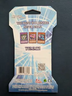 Yugioh - Justice Hunters Sleeved Booster Pack Sealed Yu-Gi-Oh Booster Packs - Image 2
