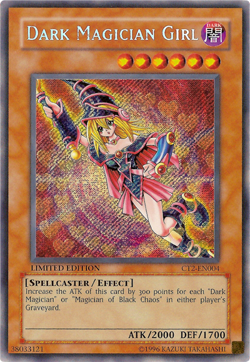 Dark Magician Girl CT2-EN004 - Secret Rare - Lightly Played Limited YuGiOh! TCG - Image 1