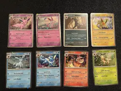 Pokemon Prismatic Evolutions Costco Mini Tins Cosmo Promo Cards (8 Cards Total) - Image 1