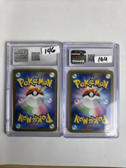 Set 2 CGC Gem Mint 10 Charizard Ex Japanese 115/90 and 009/049 Pokemon Card - Image 2