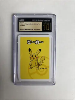 PIKACHU OLD MAID 2019 Pokemon Japanese Playing Card - CGC PRISTINE 10 - Image 1