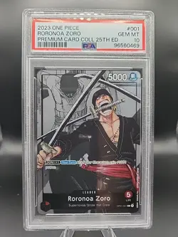 One Piece TCG- Roronoa Zoro Premium Card Collection PSA 10 - Image 1
