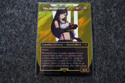Tifa Martial Artist Borderless, Surge Foil, Magic the Gathering NM Condition - Image 1