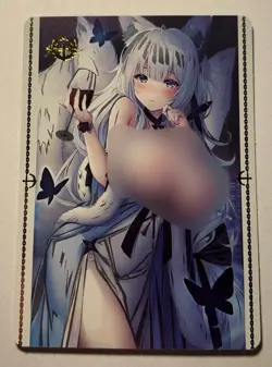 SEXY HEROINE WAIFU Shinano AZUR LANE ACG PREMIUM TRIM HOLOFOIL CARD NM - Image 1