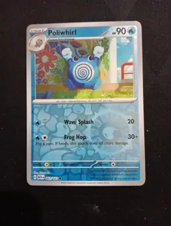 Poliwhirl 151 Reverse Holo Pokemon TCG Scarlet & Violet Card 061/165 - Image 1