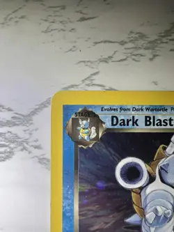 Pokemon TCG Dark Blastoise Holo Rare Card 3/82 MP See Photos/ Description - Image 2