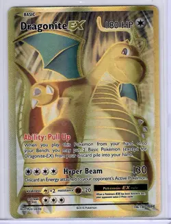 Pokemon TCG Dragonite-EX Evolutions Full Art Holo Card 106/108 Ultra Rare - Image 1